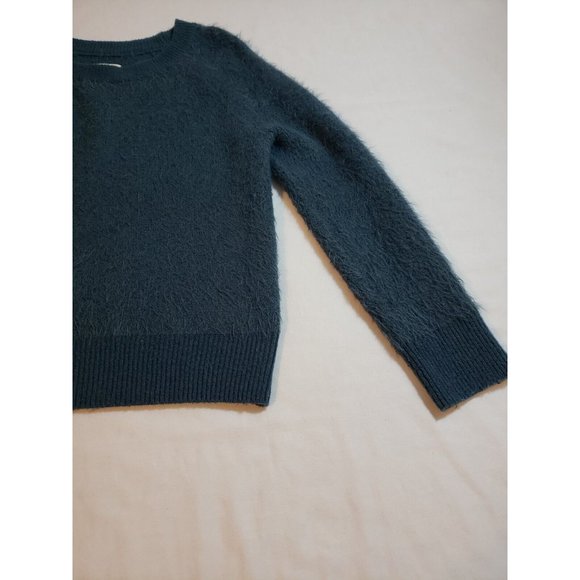 Lou & Grey Womens fuzzy Knit Sweater Long Sleeve Crew Neck Wool Blend size M - Picture 8 of 15